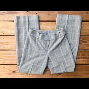 Ann Taylor Flare Leg Striped Dress Slacks Size 0